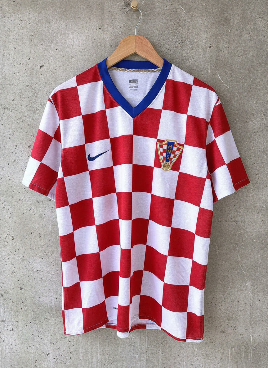 Mens Croatia 2008/09 Home Football Jersey Shirt Top - Large - 3524