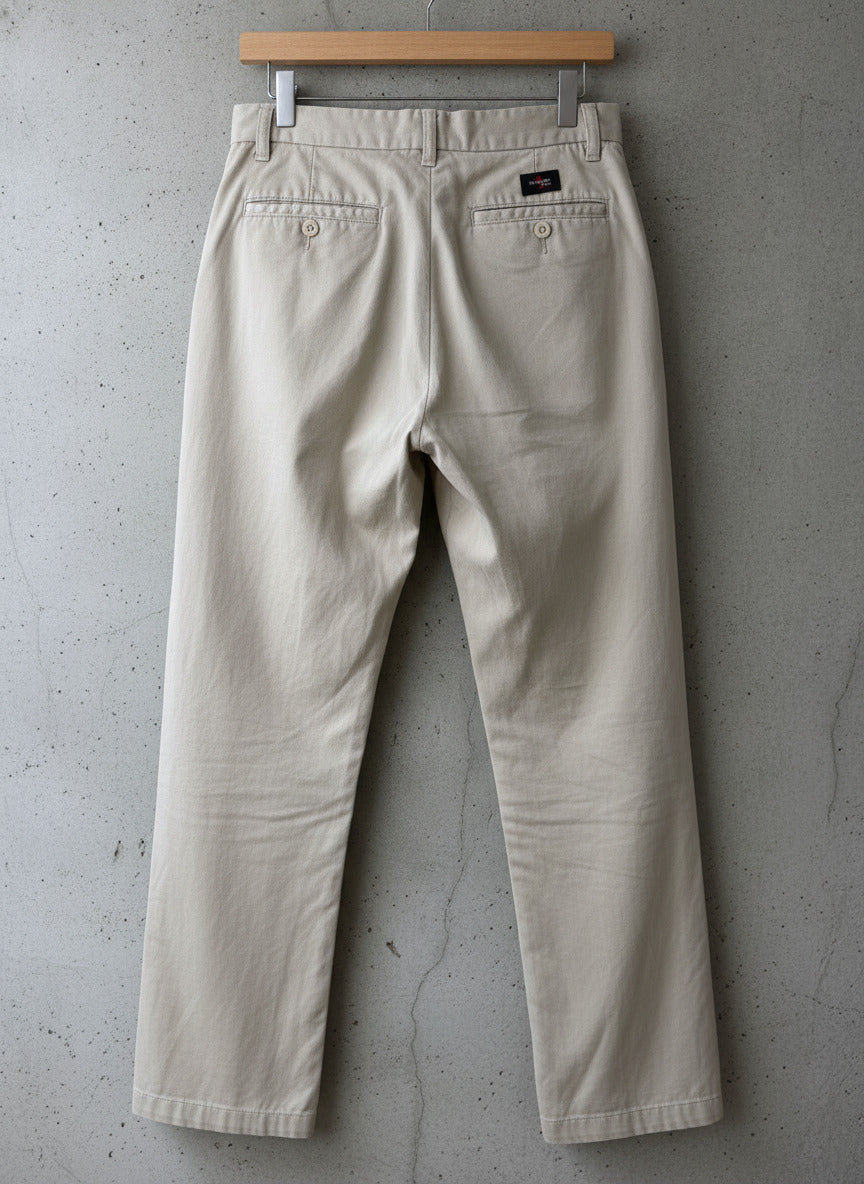 Men’s Hackett Premium Classic Chino Trousers In Beige - W30/L30 - 3579