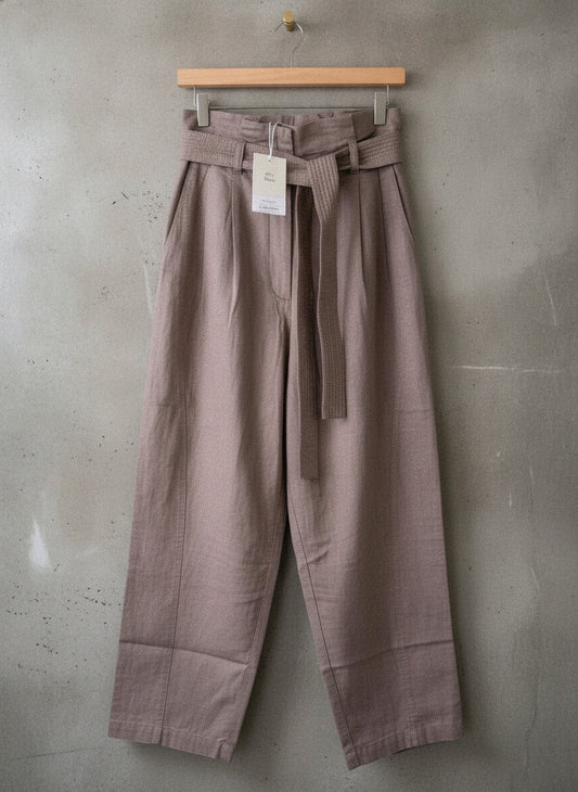 Women’s & Other Stories linen tie front High Waisted trousers - Uk4 - 3368