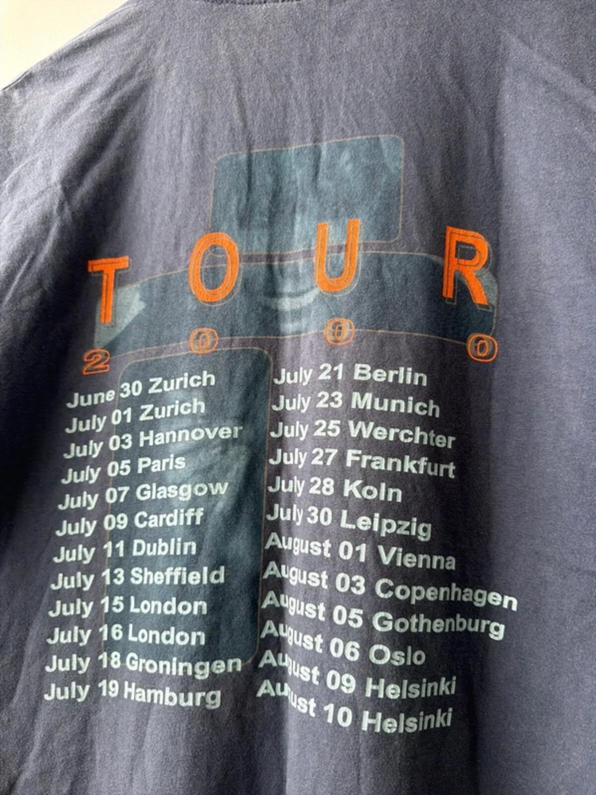 Tina Turner Vintage 2000 Tour T-shirt In Navy - Medium - 3354