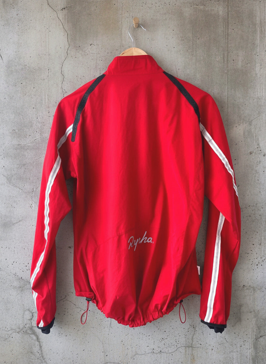 Women’s Rapha Zip Through Windbreaker Cycling Jacket In Red - UK14 - 1824