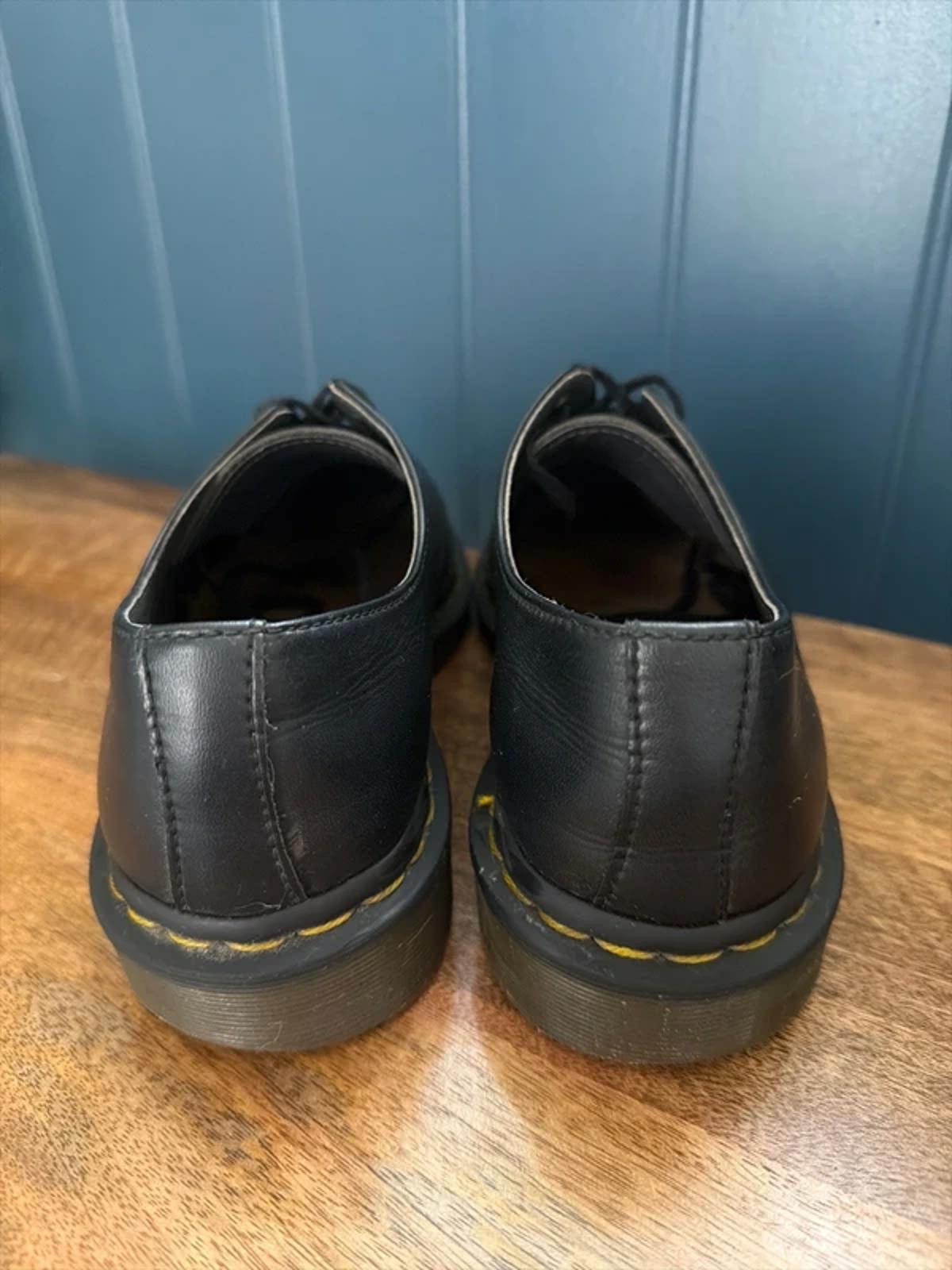 Women’s Dr Martens Vegan Upper Chunky Sole Derby Shoes In Black - Uk6 - 3285