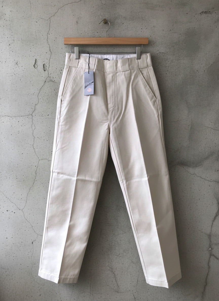 Women’s Dickies Elizaville Straight Leg Trousers In Cream - W28/L29 - 3004