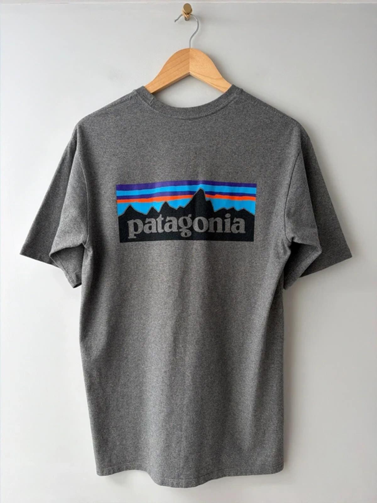 Men’s Patagonia Crew Neck Printed T-shirt In Grey - Small - 3382
