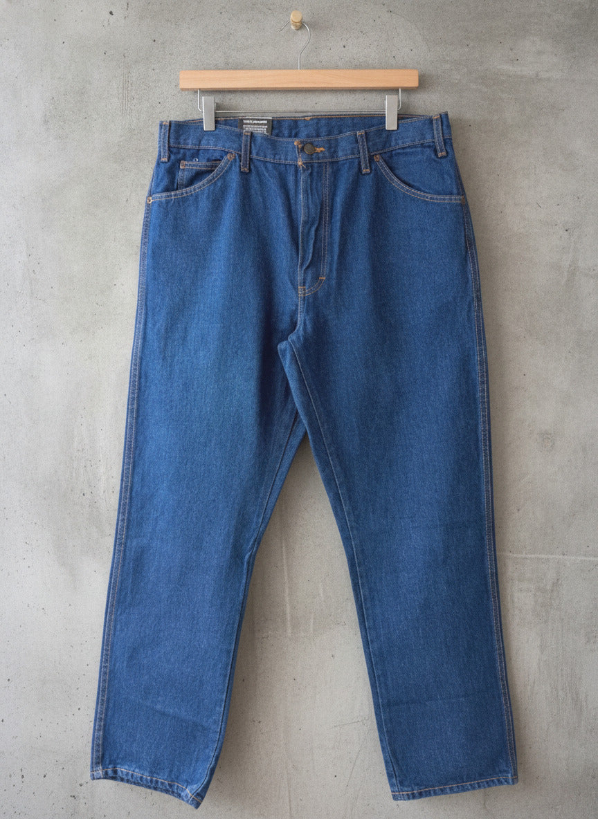 Men’s Dickies Baggy Fit Jeans In Navy Blue - W36/L32 - 3375