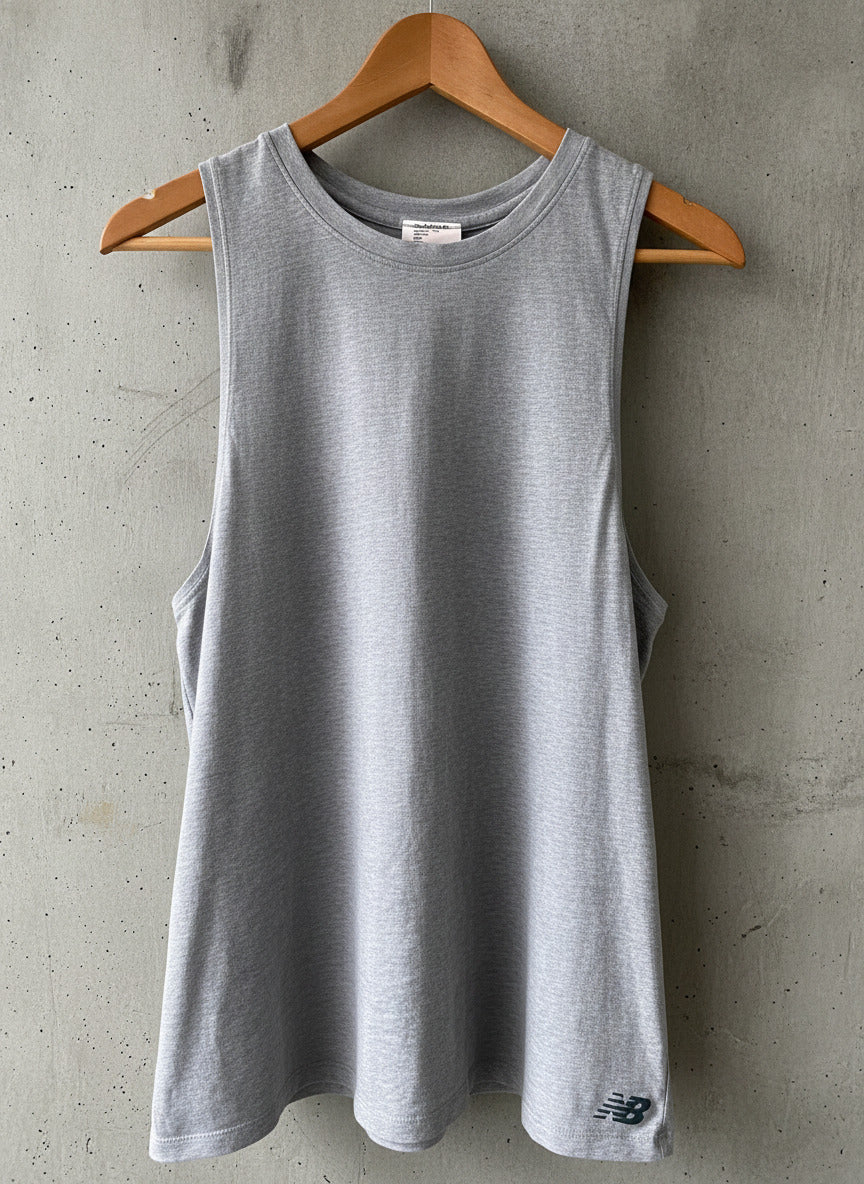 Women’s New Balance NB Dry Tank Top In Grey - Large - 1773