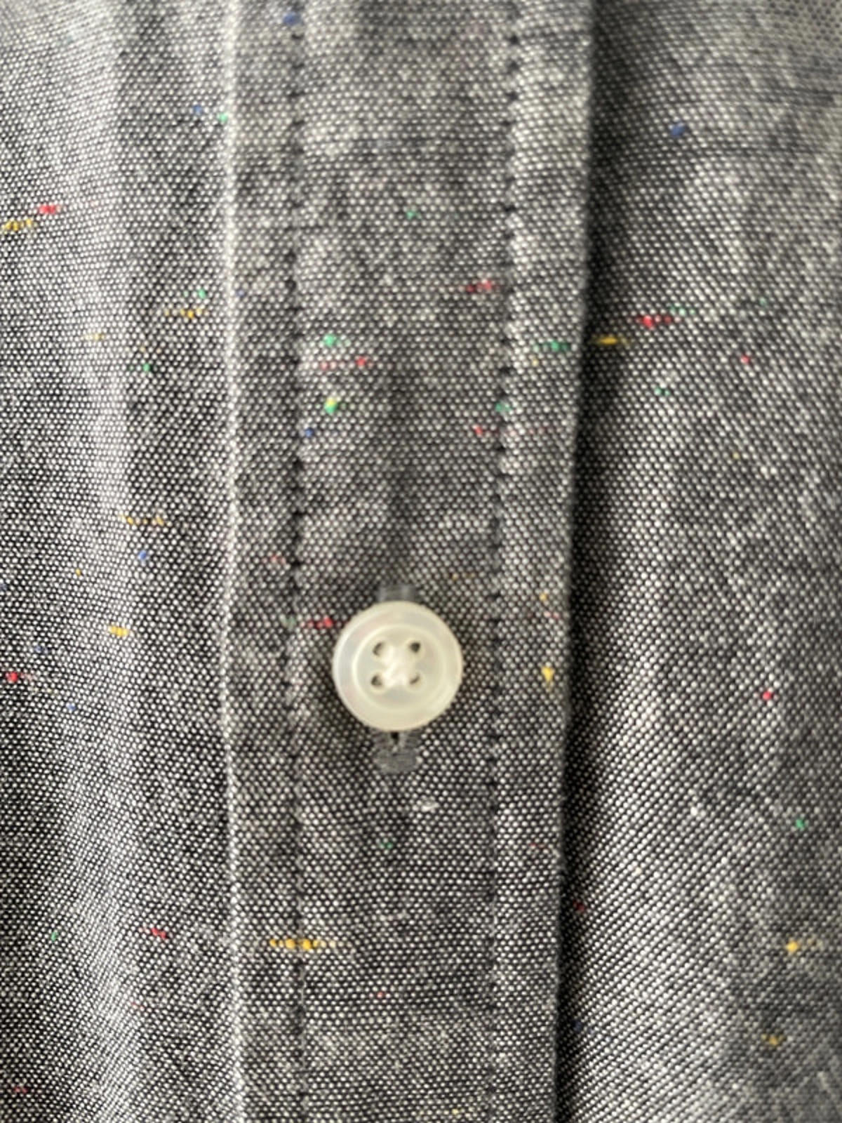 Mens Carhartt Kyoto Long Sleeve Button Down Chambray Shirt In Grey - Small - 1546