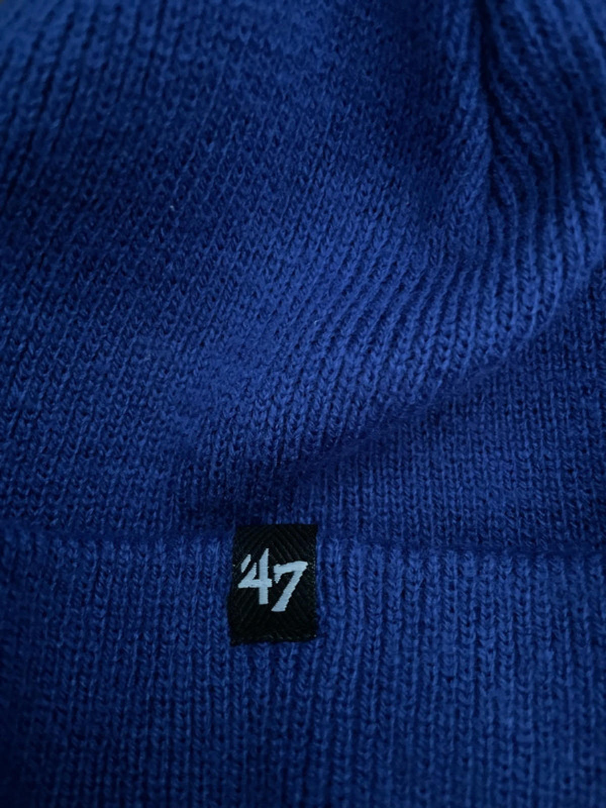 Unisex 47 Brand LA Dodgers Script Knitted Beanie In Navy - 2438