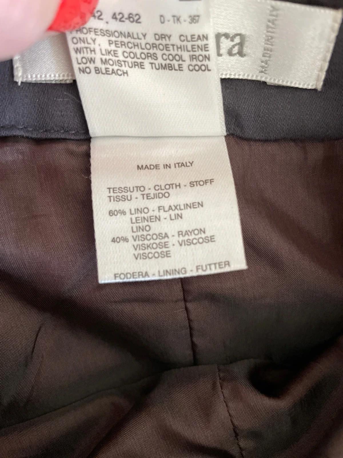 Women’s Max Mara Designer Linen Tulip Skirt In Grey - W26/L22 - 3068