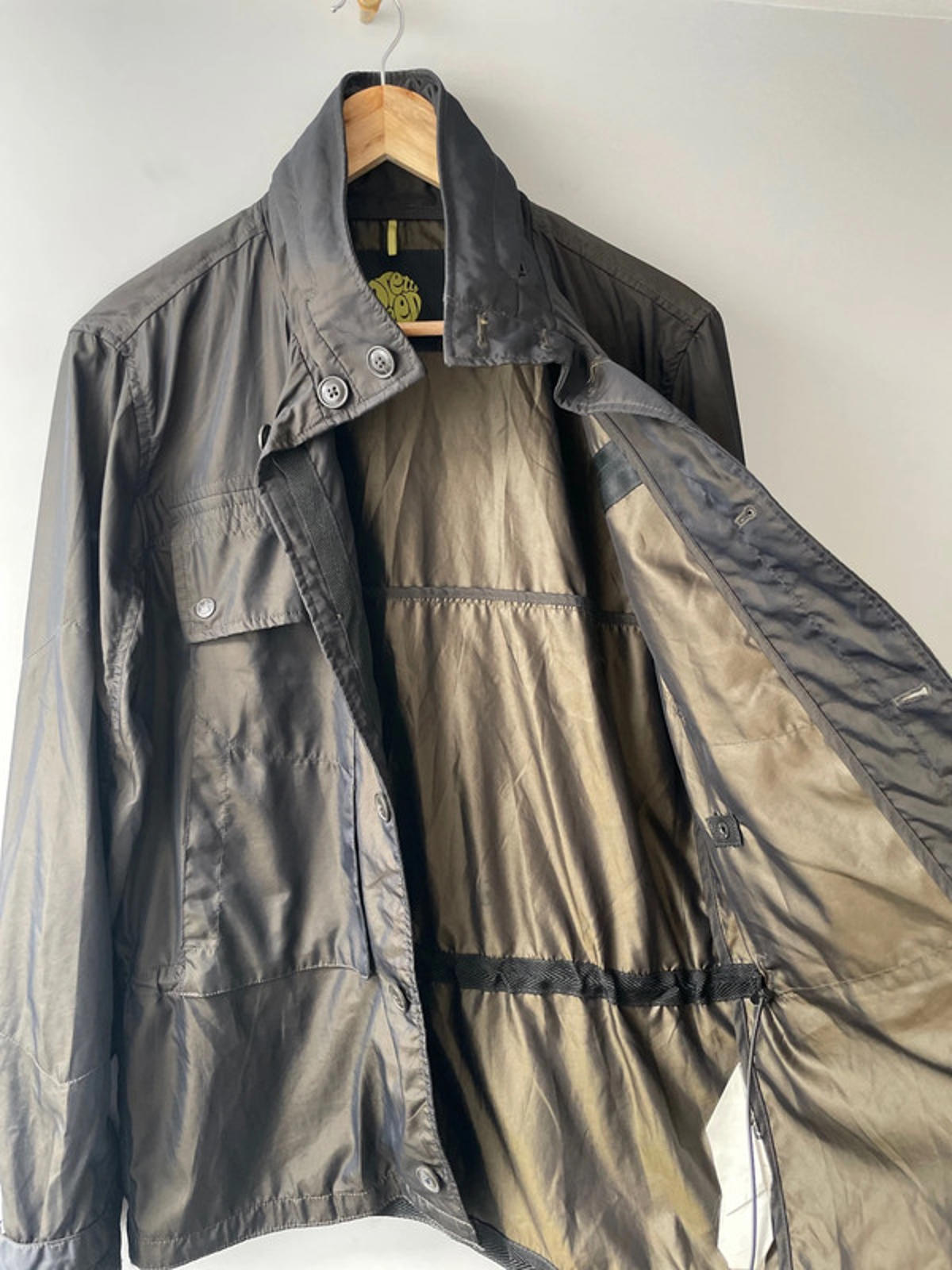 Men’s Pretty Green Hooded Harrington Jacket Coat - Small - 2130