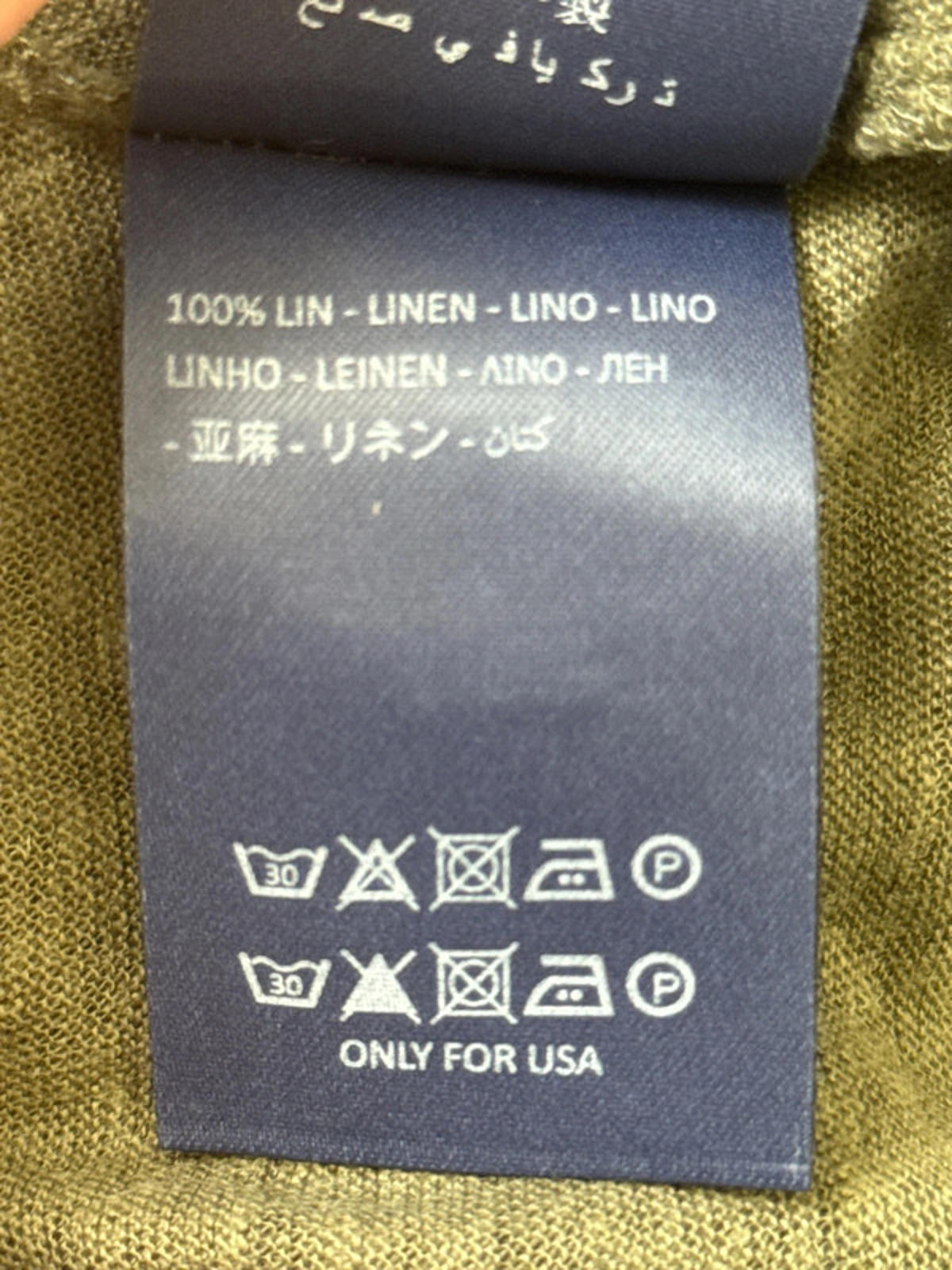 Men’s Vilebrequin Premium Linen Polo Top - Small  -1340