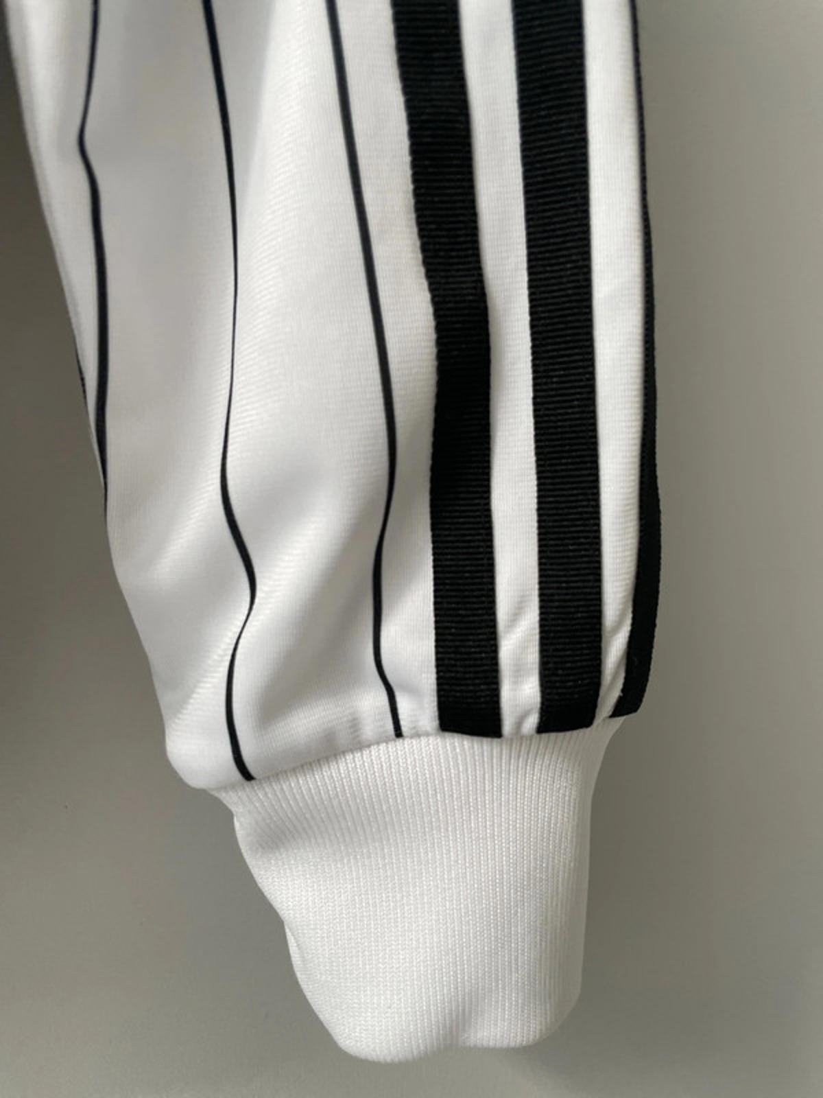 Women’s Adidas Premium Stripped Track Jacket in Black/White - UK6 - 2511