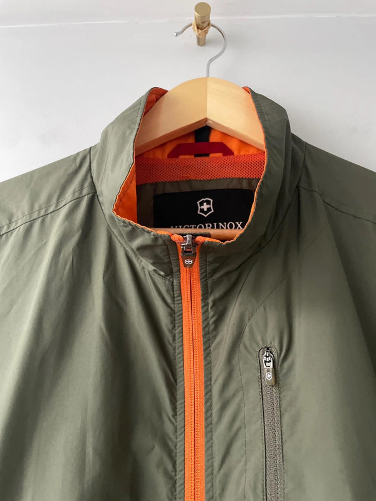 Men’s Victorinox Lightweight Harrington Jacket in Green - Large - 2664