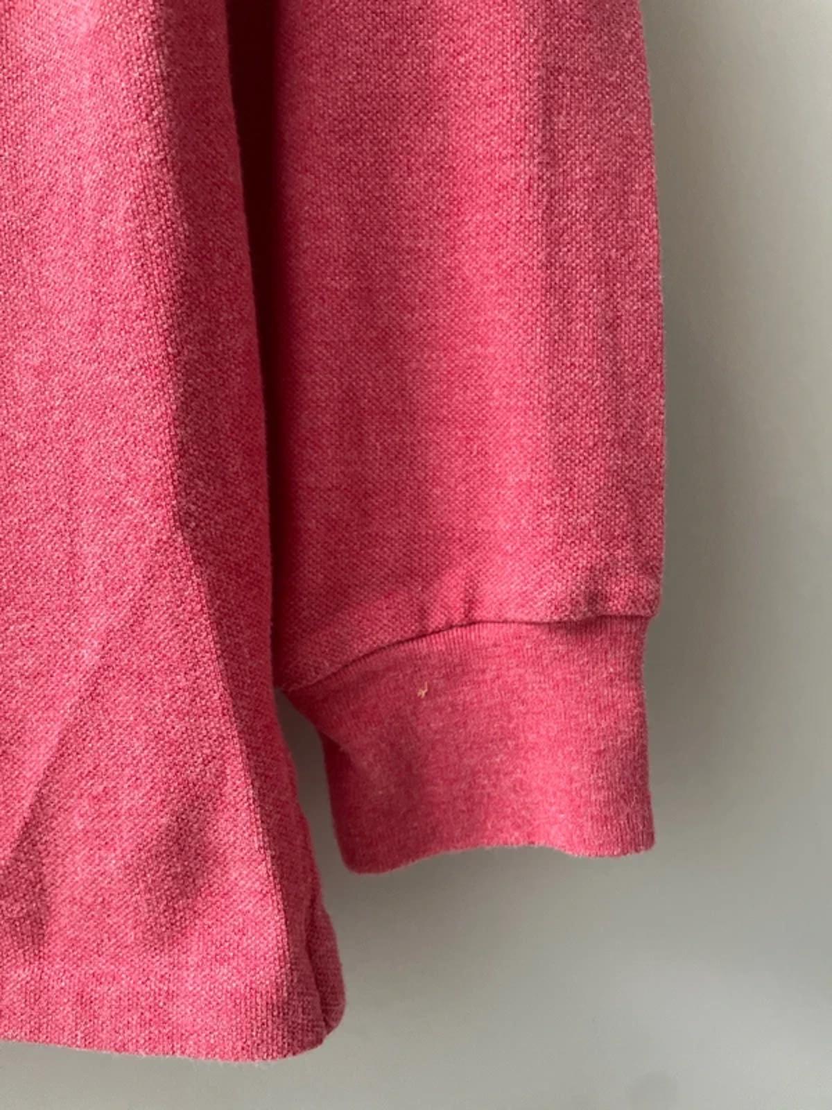 Men’s Ralph Lauren Custom Slim Fit Long Sleeve Polo In Pink - Medium -2883