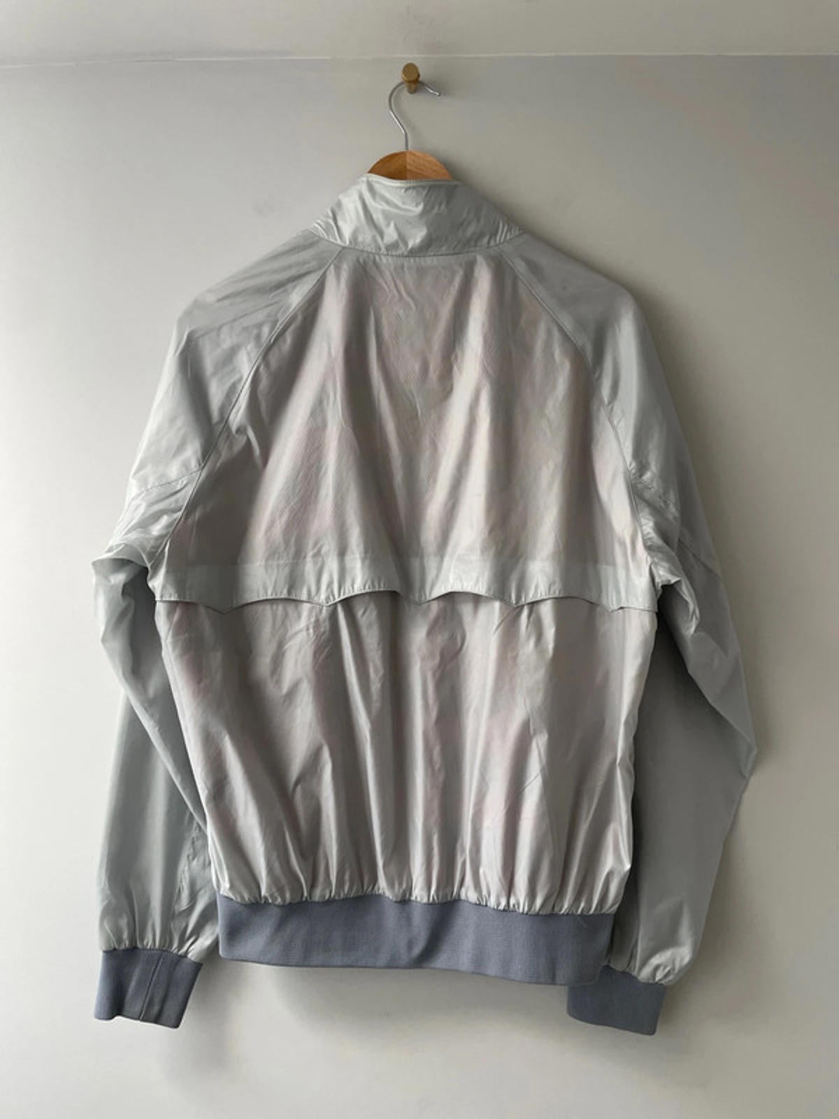 Men’s Baracuta G9 Premium Harrington Jacket Coat In Grey - Large - 2127