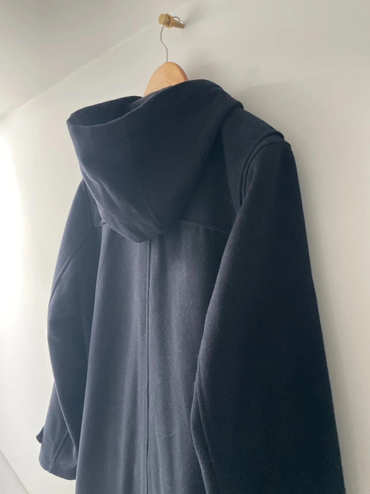 Women’s Stanley Adams Wool Hooded Duffle Coat In Navy - Large - 2440