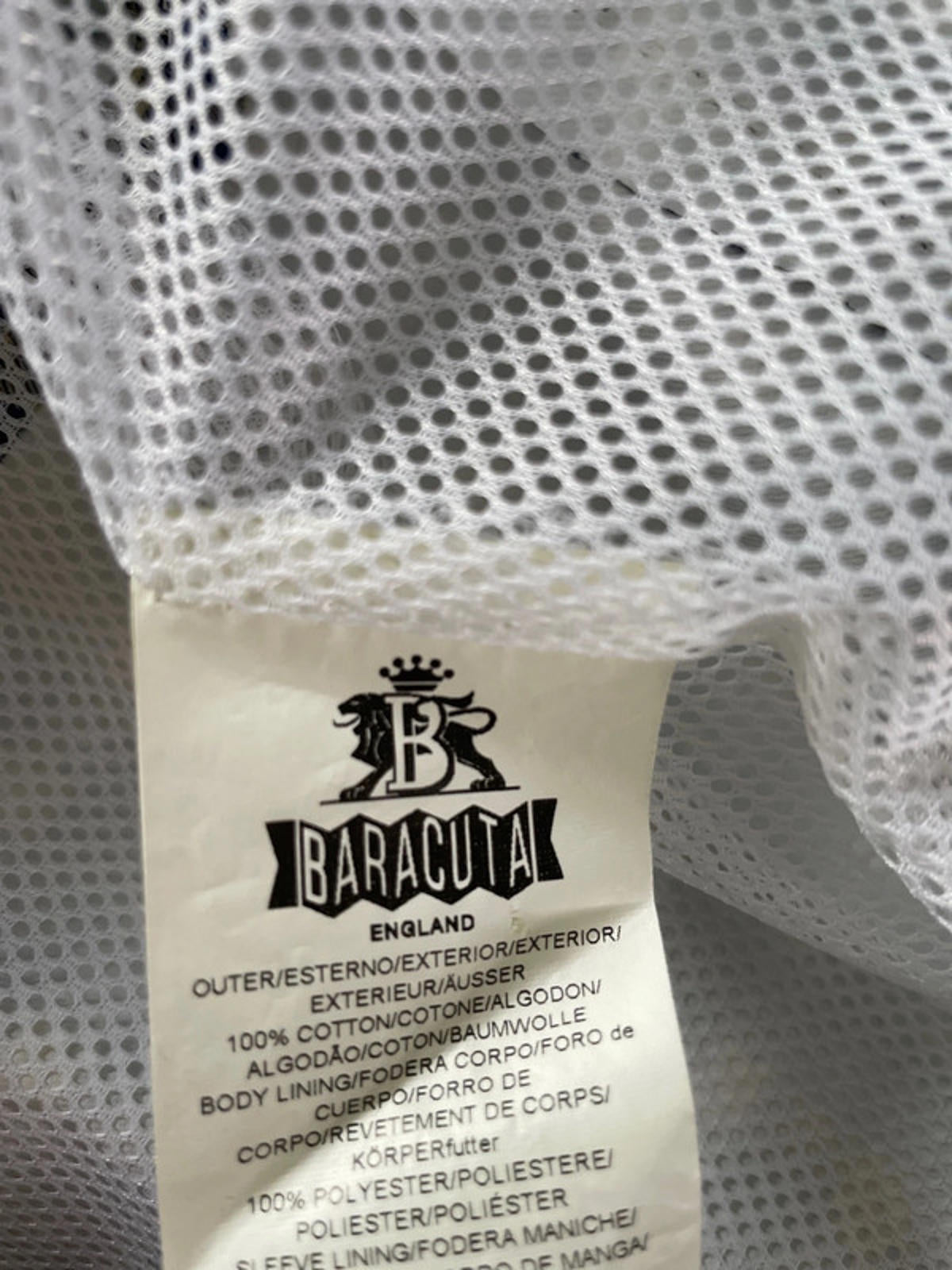 Mens Baracuta G9 Limited Edition Rare Harrington Checked Jacket - Small -2054