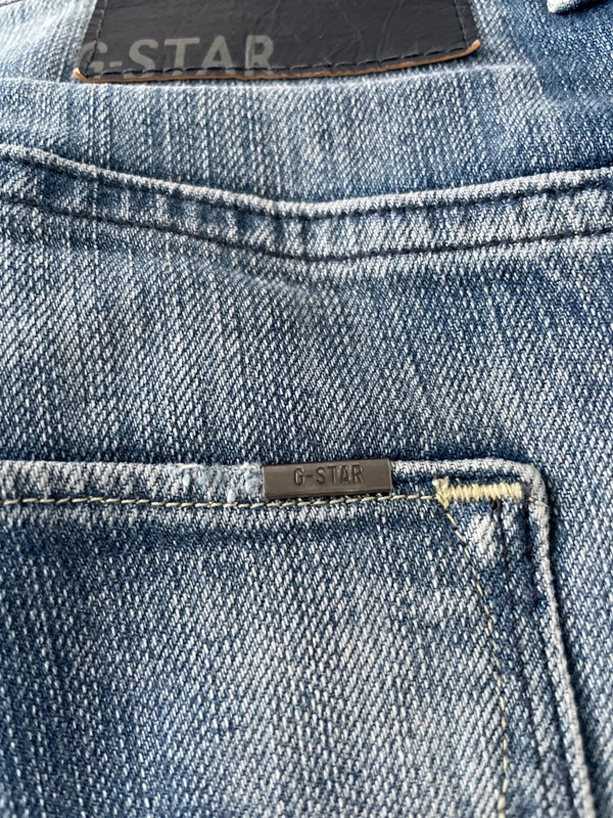 Womens G-Star Arc Fit Original Raw Denim Distressed Effect Jeans - W25/L30 -2217