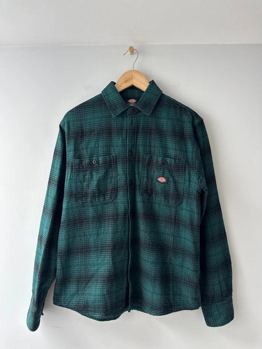 Men’s Dickies Heavyweight Brushed Cotton Check Shirt - Small - 1973