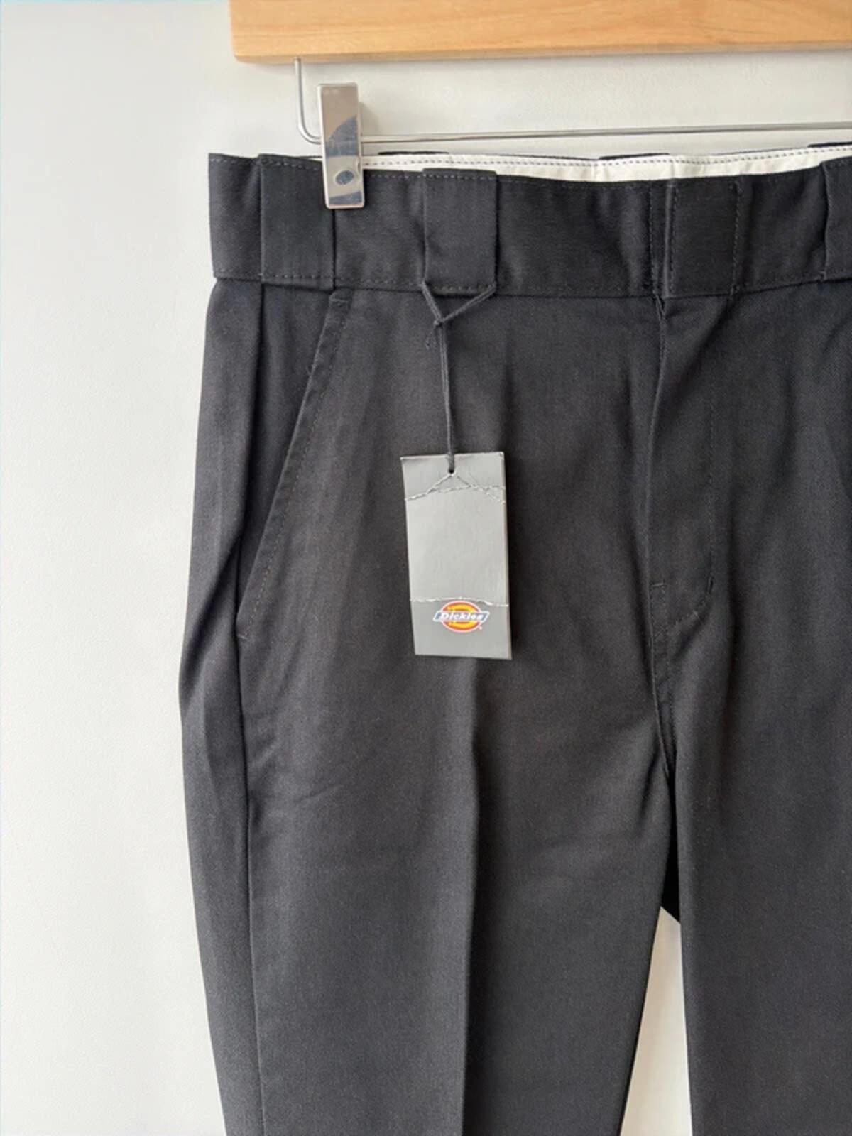 Women’s Dickies Elizaville Straight Leg Chino Trouser In Black - W28/L29 - 3376