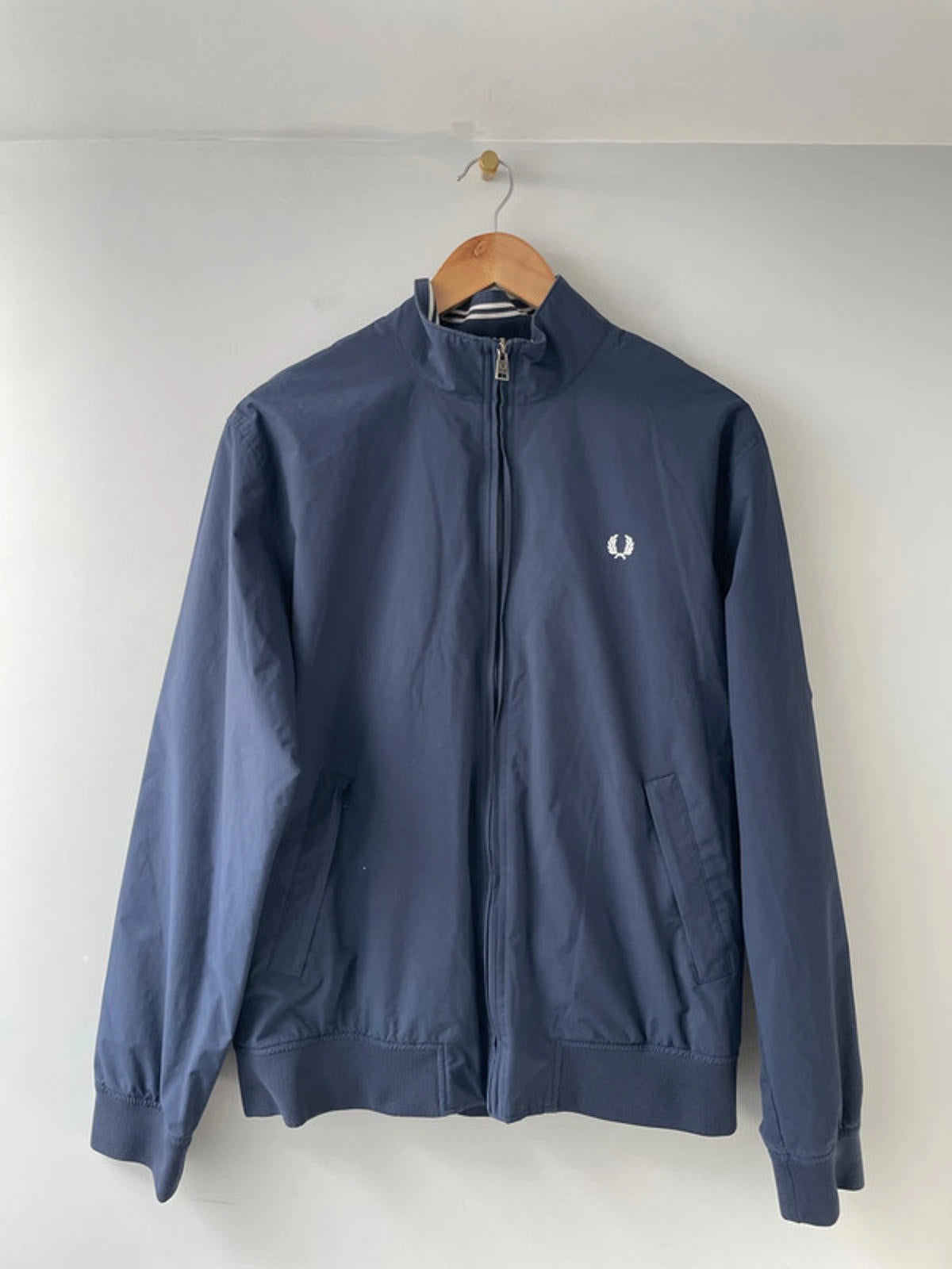 Men’s Fred Perry Harrington Jacket Coat In Navy - Medium - 2072
