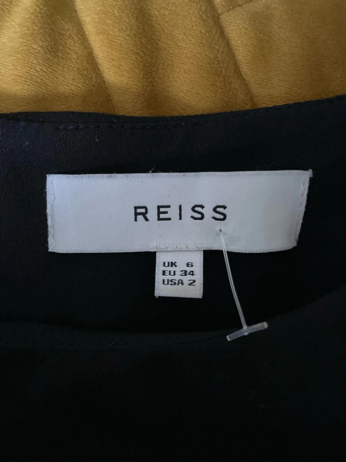 Women’s Reiss Tianna Half Sleeve Fit & Flare Dress In Black - UK 6 - 2750