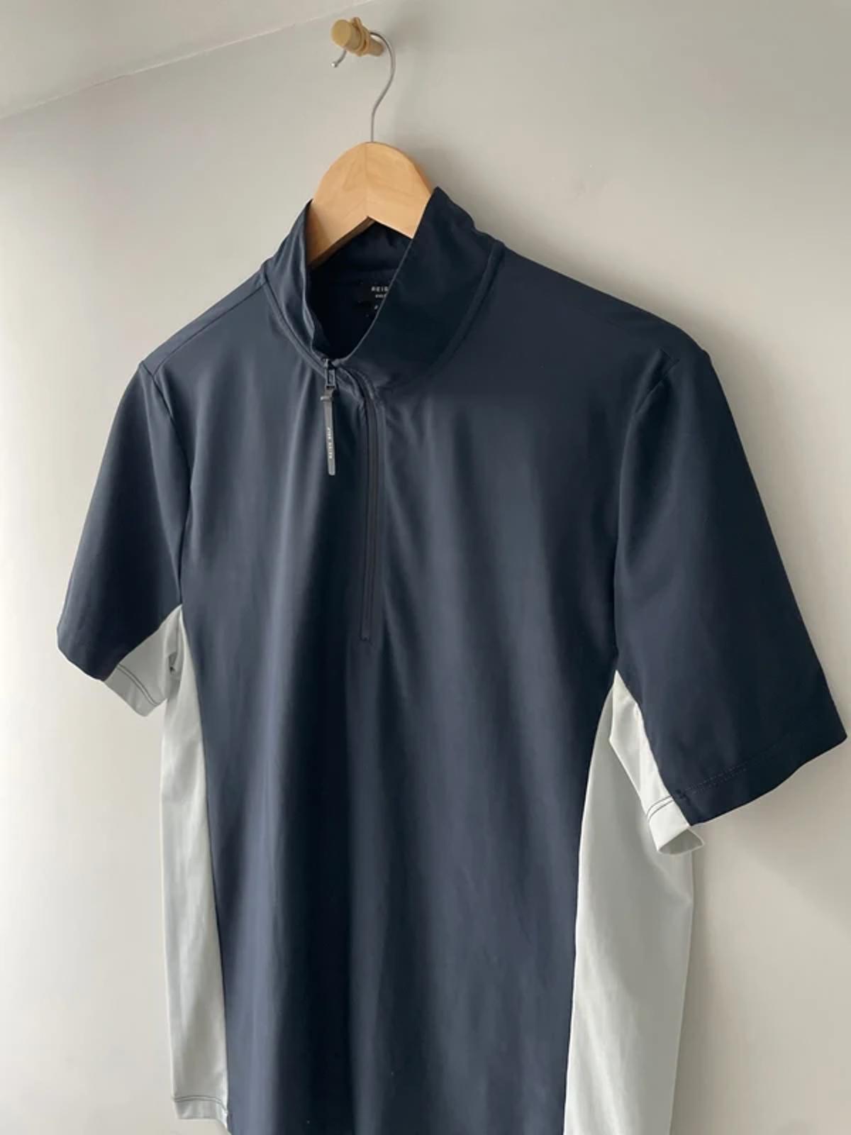 Men’s Reiss 1/4 Zip Golf Polo Top in Navy - Small - 2925