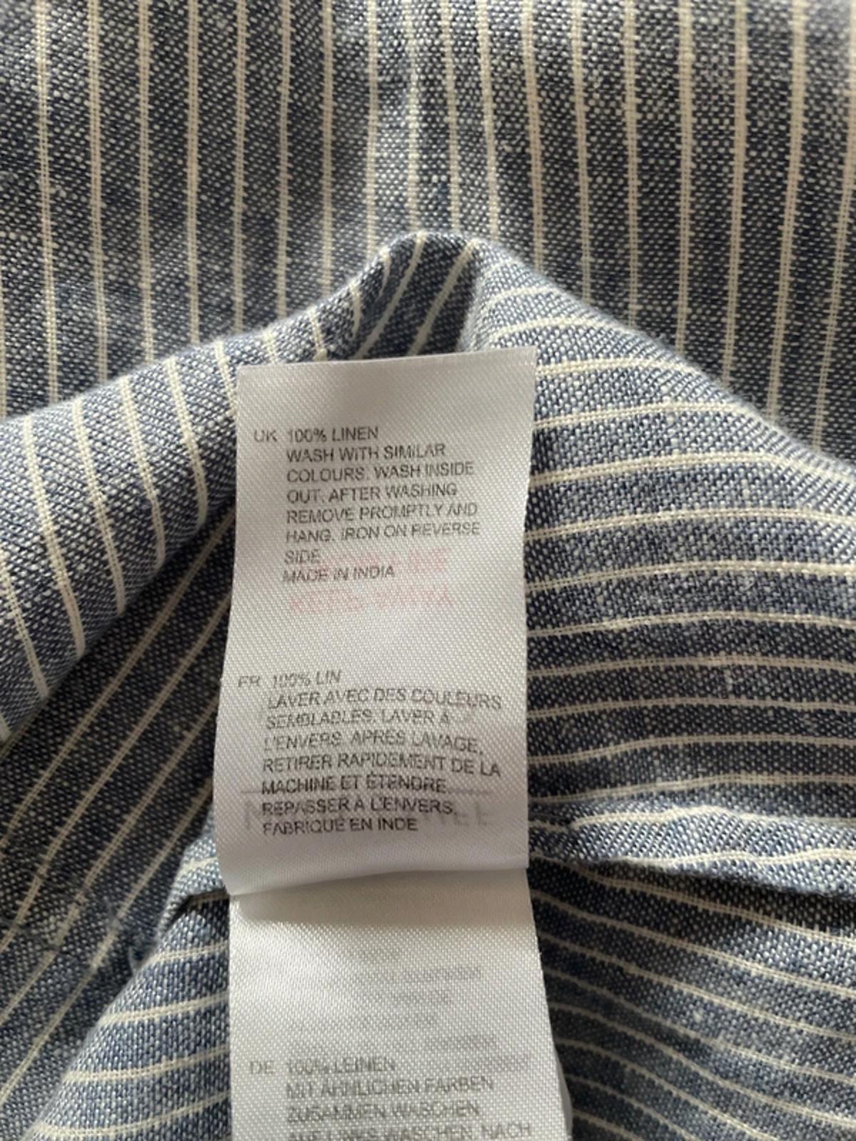 Women’s White Stuff Premium Linen Dress in Blue/white Stripe - UK10 - 3038