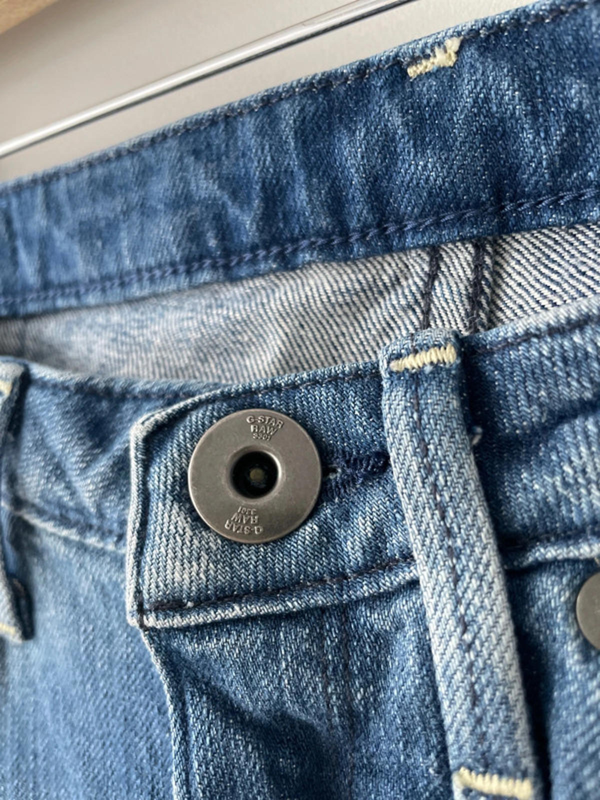 Womens G-Star Arc Fit Original Raw Denim Distressed Effect Jeans - W25/L30 -2217