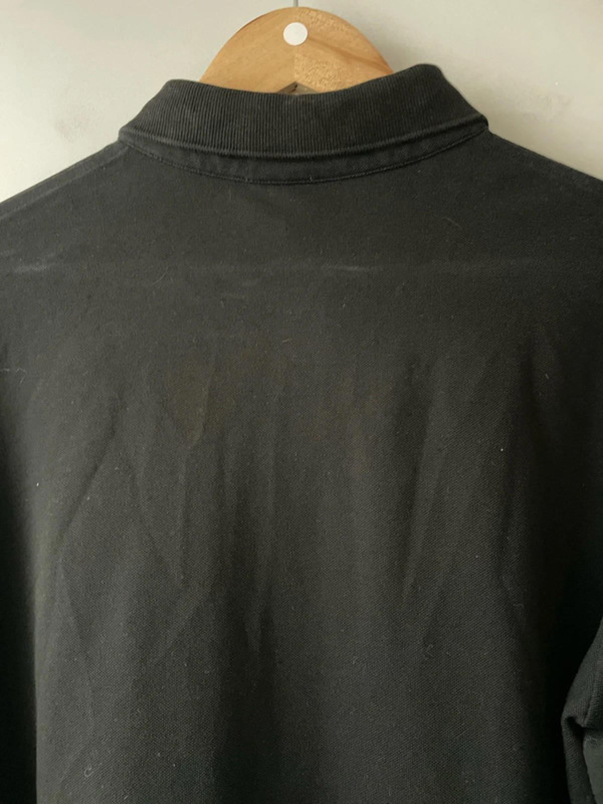 Men’s Lacoste Long Sleeve Polo Regular Fit in Black - Large - 2534