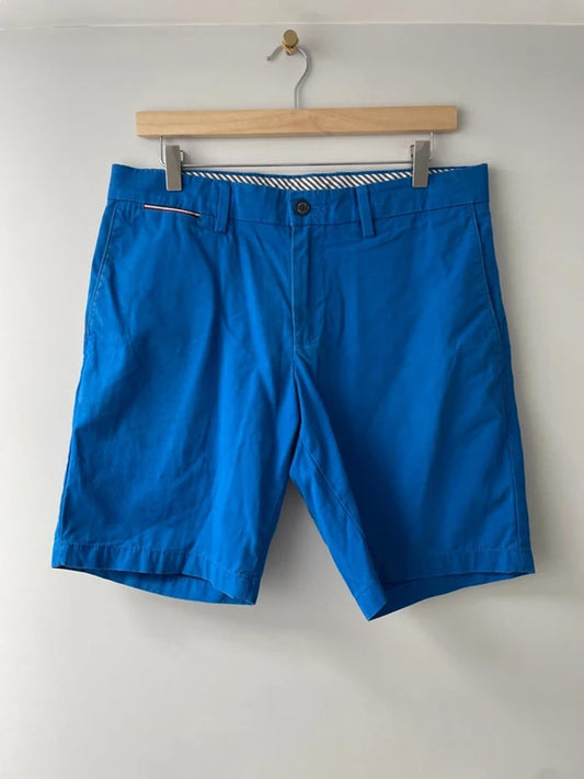 Men’s Tommy Hilfiger Classic Fit Chino Shorts In Blue  - W33/L9 - 3152
