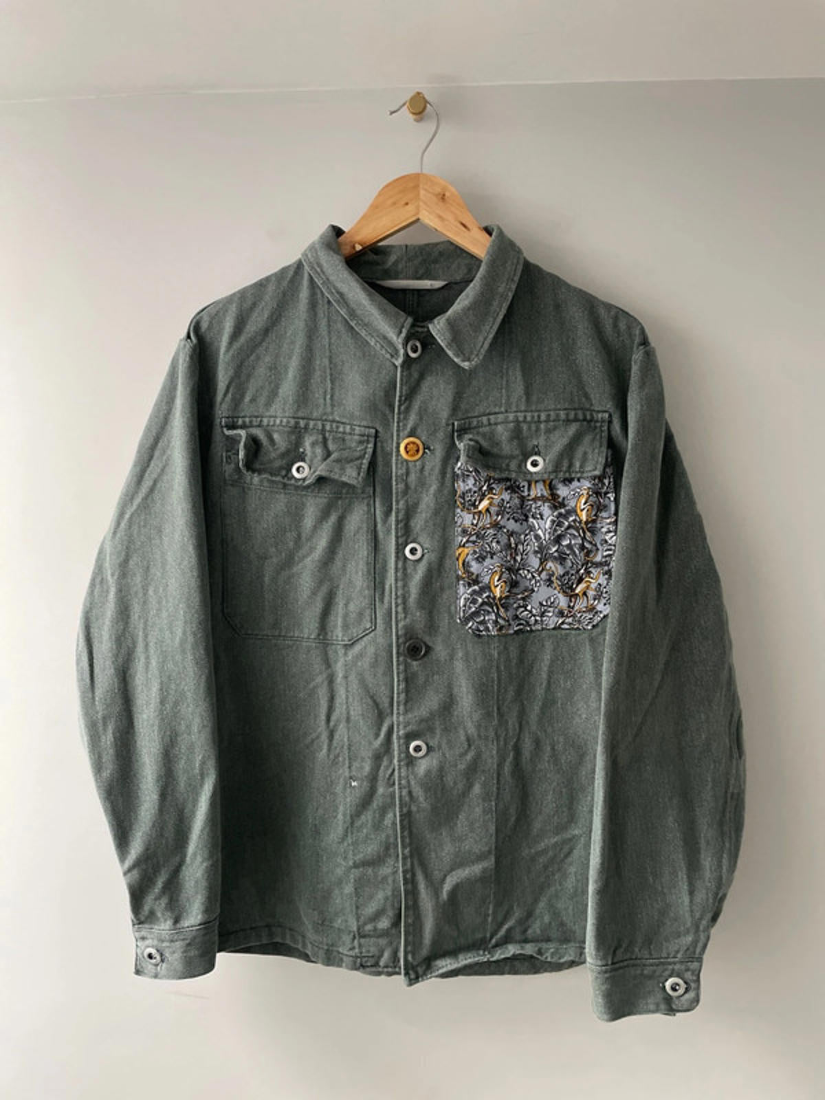 Women’s Iconic by Sophie Denim Jacket with Floral Pocket Detail - Medium- 2488