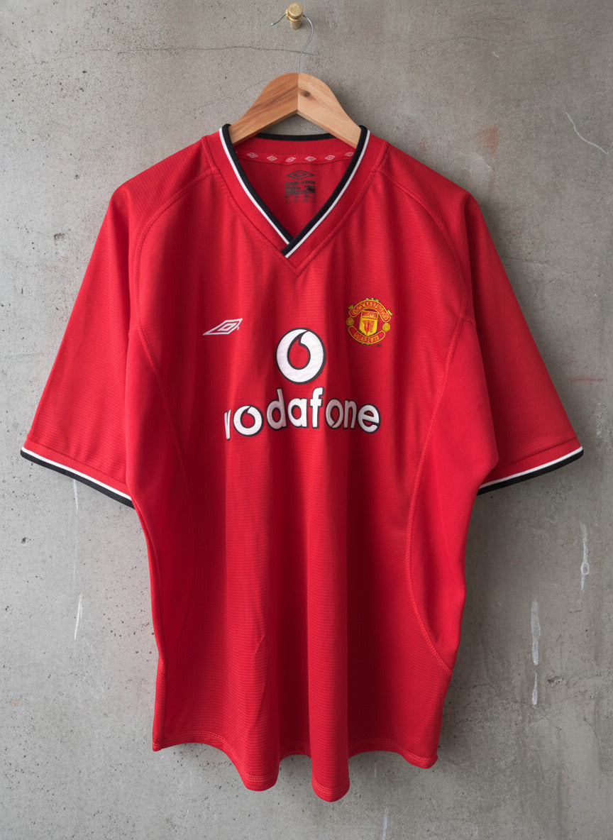 Men's Manchester United 2000/02 Vintage Home Football Shirt - XXLarge - 3560