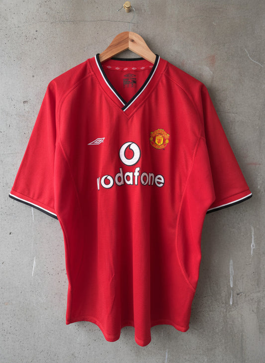 Men's Manchester United 2000/02 Vintage Home Football Shirt - XXLarge - 3560