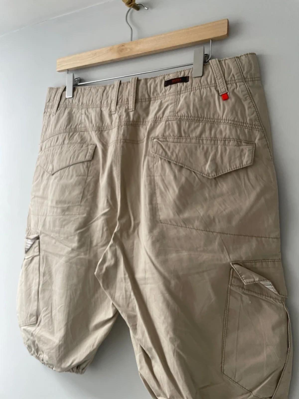 Men’s Hugo Boss Baggy oversized Fit Cargo Shorts In Beige - W34/L12 - 3183
