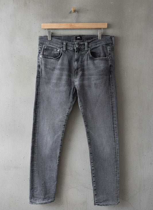 Men’s Edwin ED-80 Japanese Denim Tapered Fit Jeans In Grey - W31/L30 - 3763