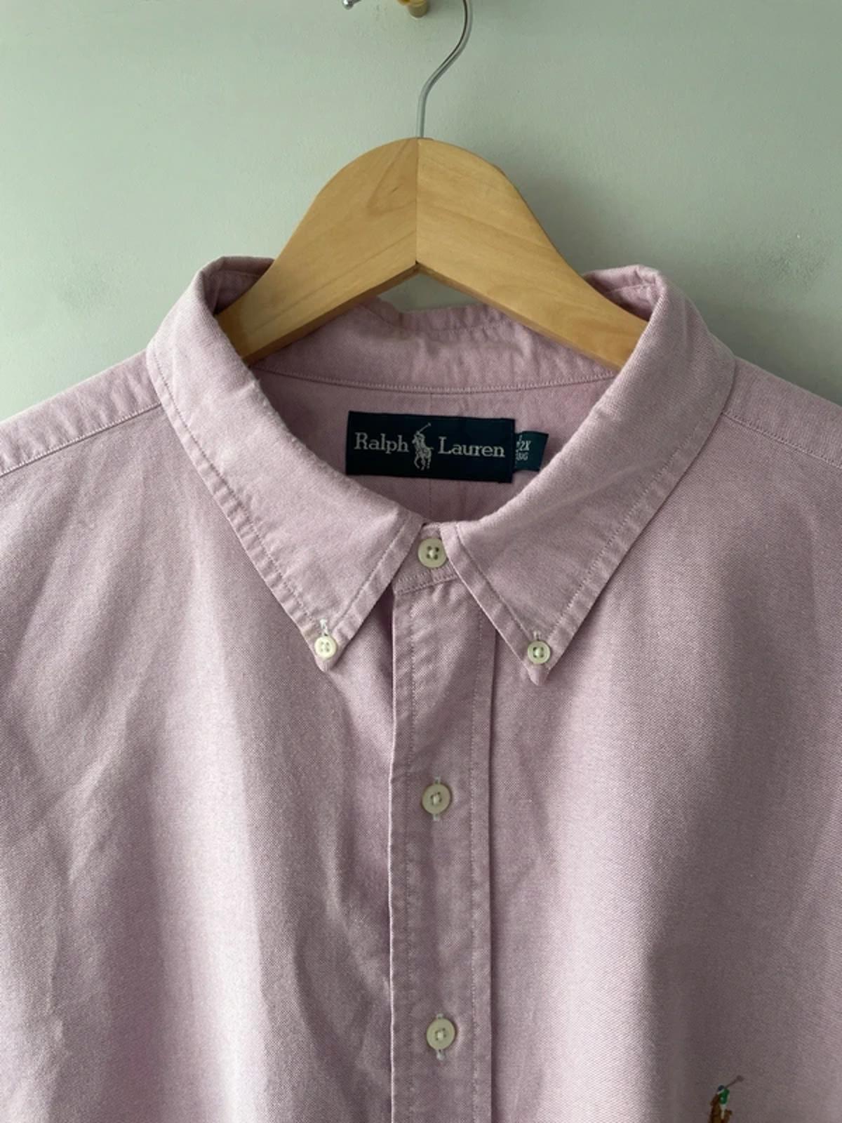 Men’s Ralph Lauren Oxford Style Chambray Shirt in Pink - XXLarge - 2926