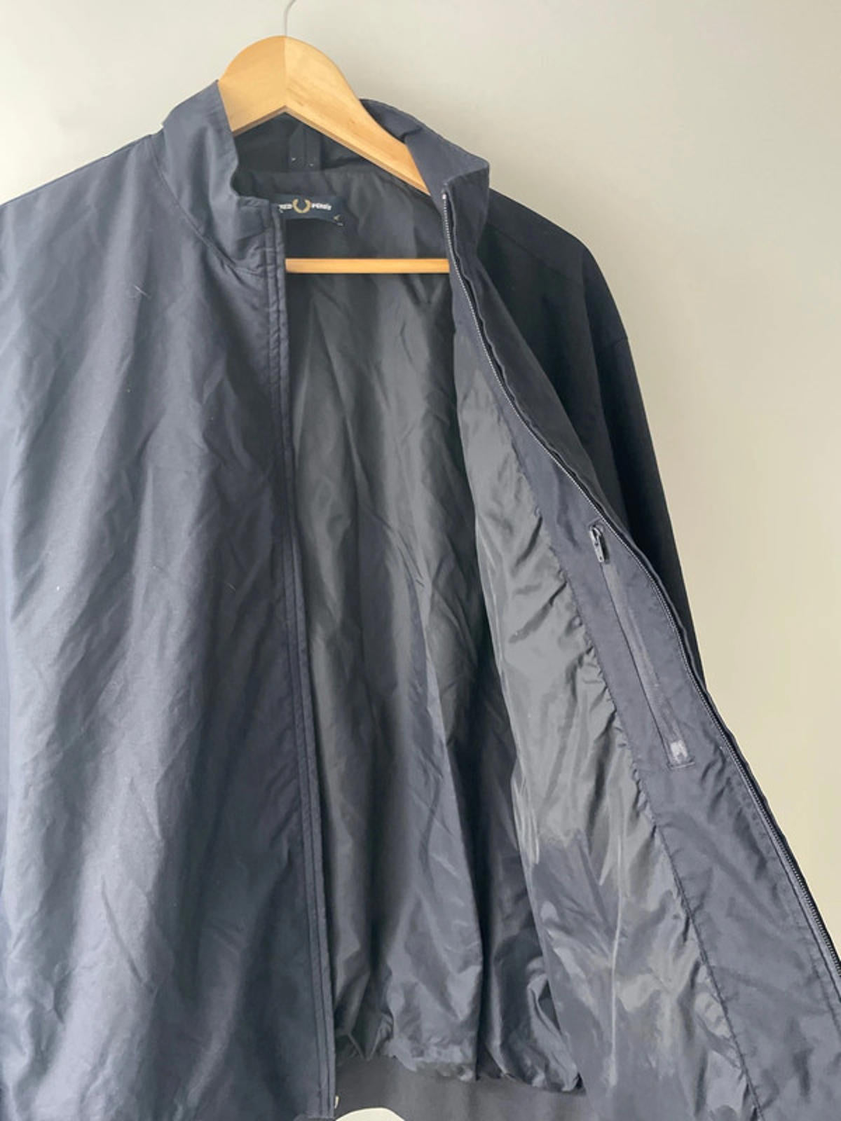 Men’s Fred Perry Harrington Jacket In Navy - XLarge - 2084