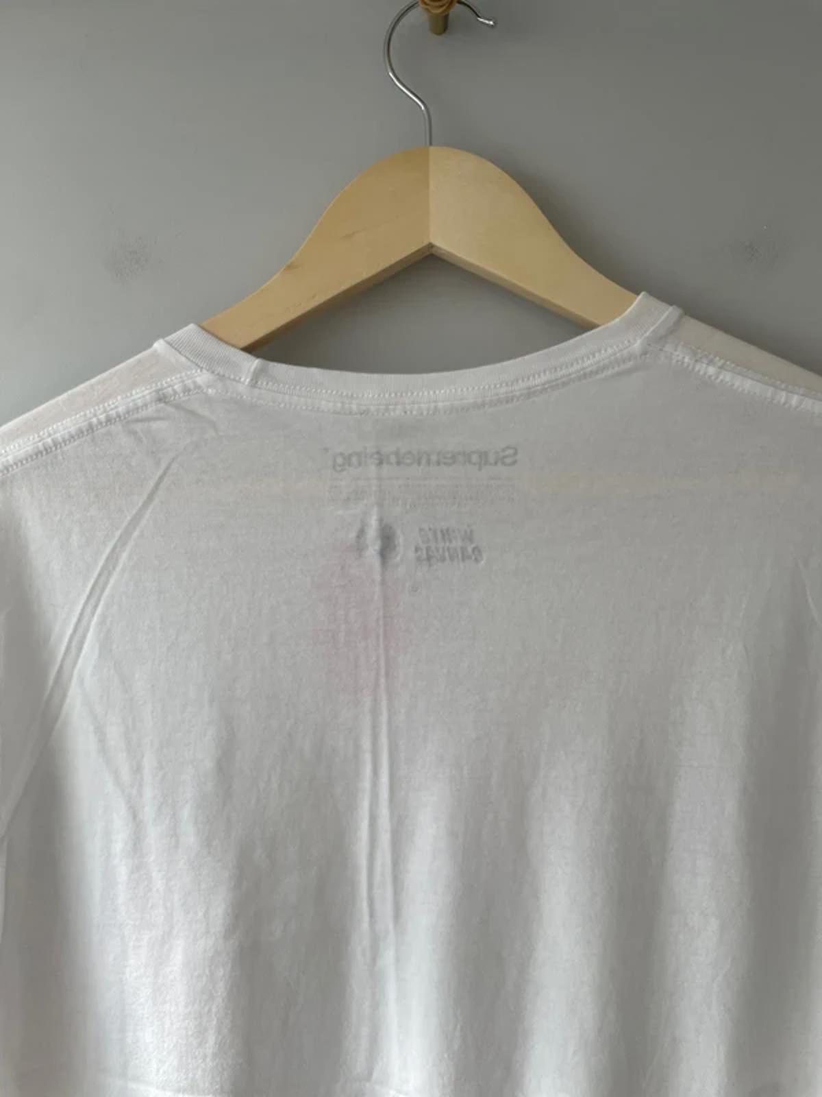 Men’s Supremebeing White Canvas Limited Edition Printed T-Shirt In White - Medium - 3030