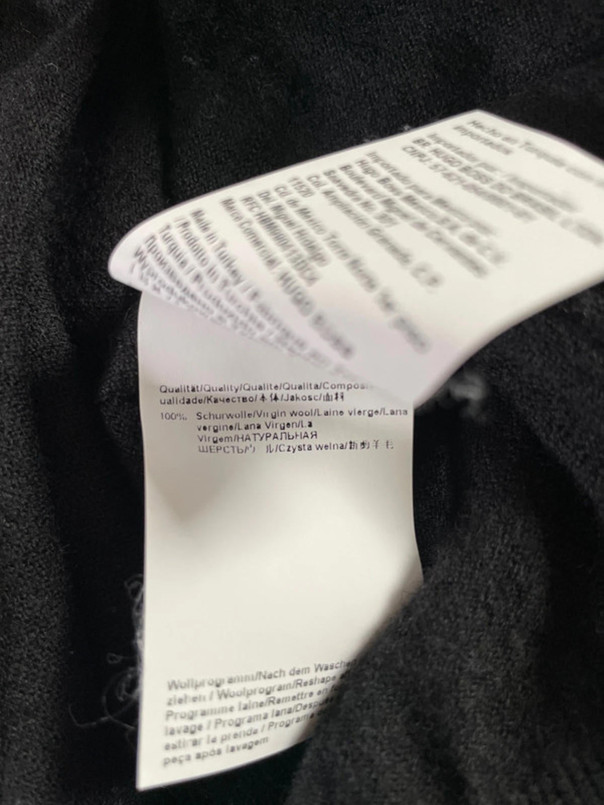 Men’s Hugo Boss 100% Wool Slim Fit Roll Neck Jumper - Medium - 2045