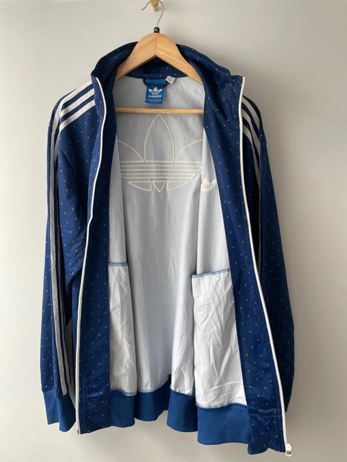Men’s Adidas Firebird Polkadot Track Jacket - XLarge - 2014