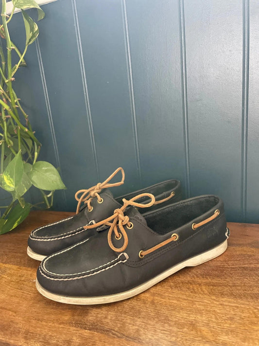 Men’s Timberland Premium Leather Boat Shoes - UK 9  - 1778