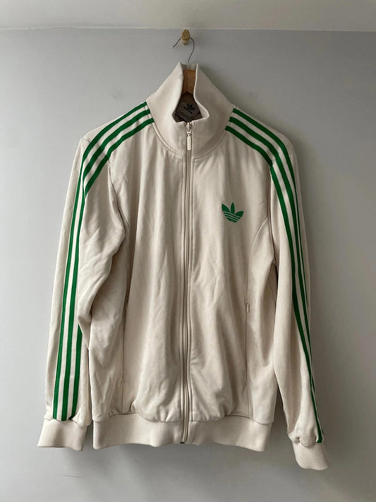 Men’s Adidas Adicolor 70s Monogram Track Jacket In Beige - Medium - 2540