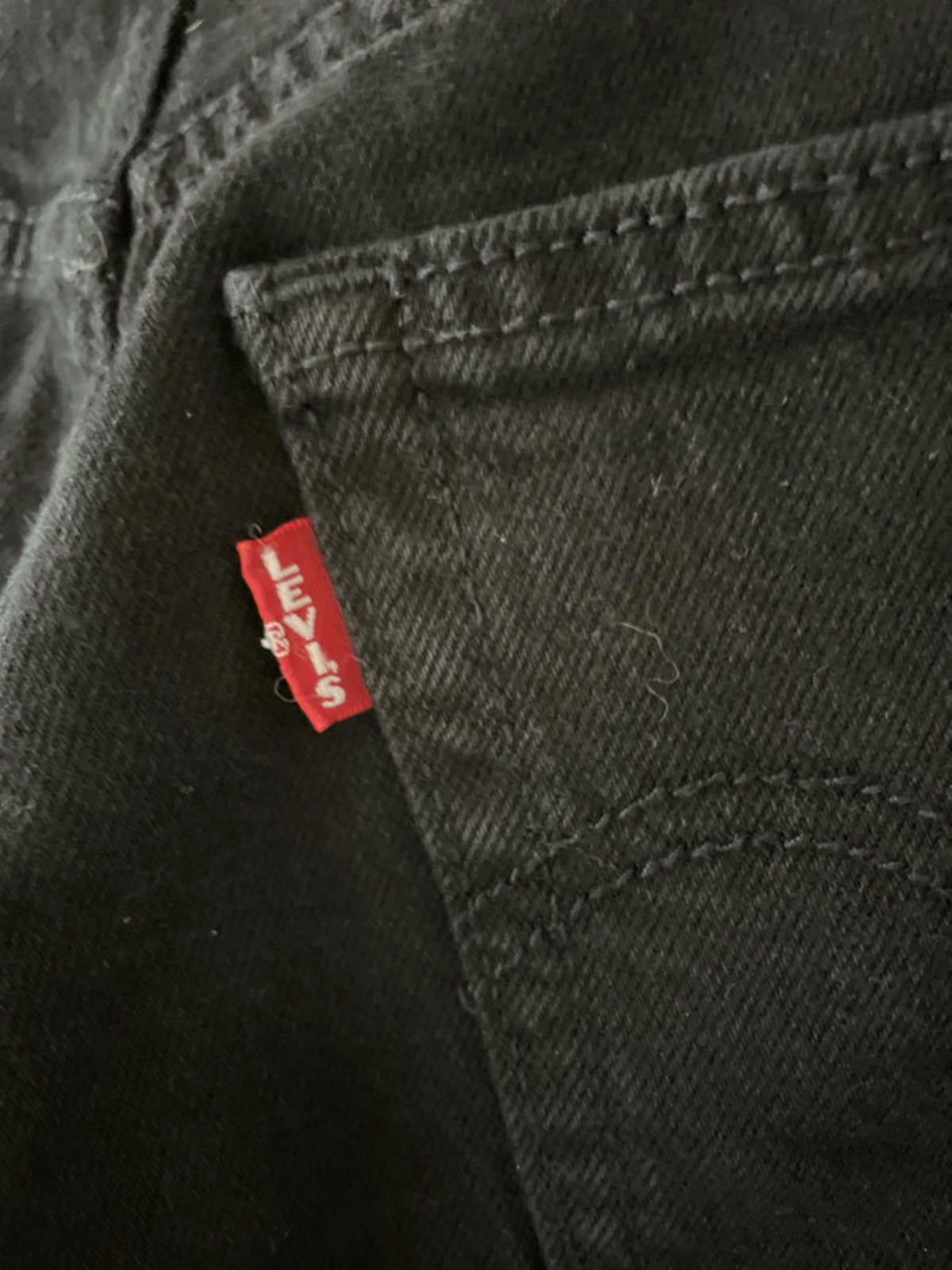 Women’s Levi’s High Waisted Ribcage Straight Fit Jeans In Black  - W24/L27 - 2499