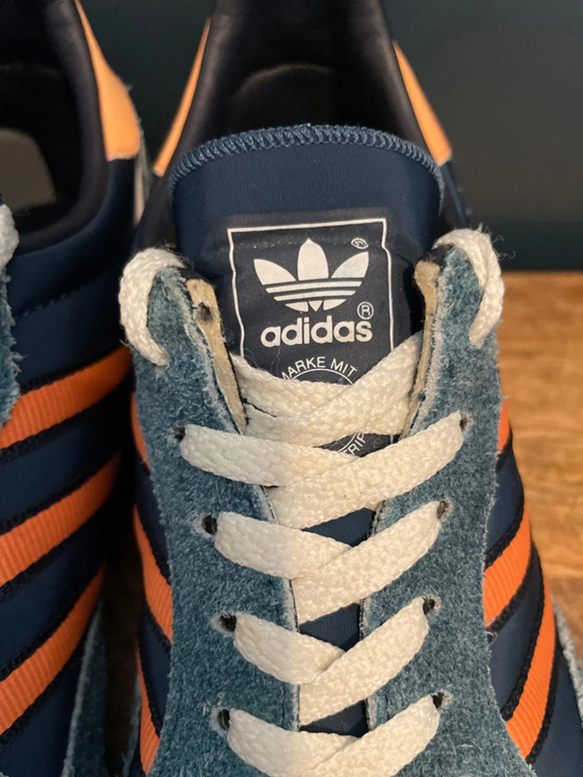 Men’s Adidas Originals Phantom Trainers In Dark Petrol - UK9 - 2659