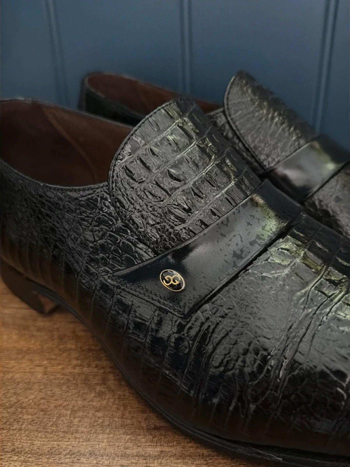 Men’s Grenson Premium Loafers Made In England In Black - Uk8 - 3225