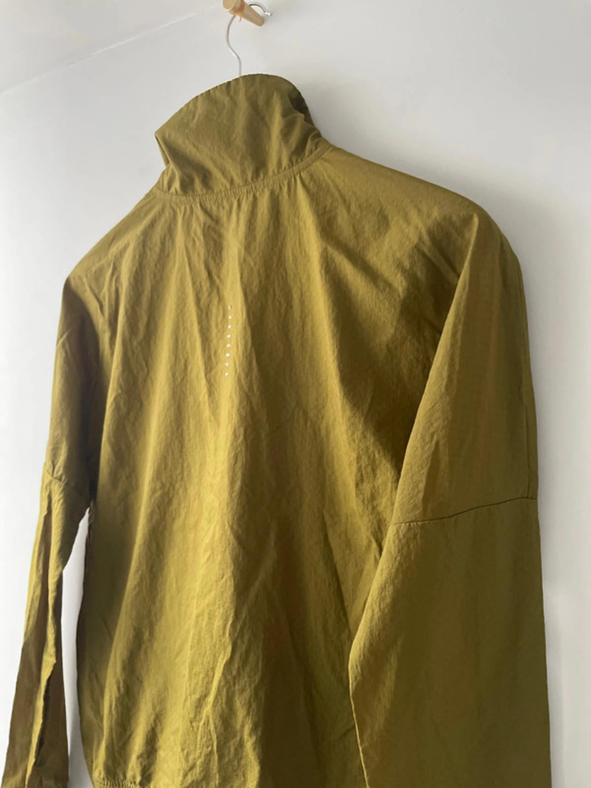 Women’s Nike 1/4 Zip Windbreaker Jacket Coat in Olive Green - XSmall - 2305