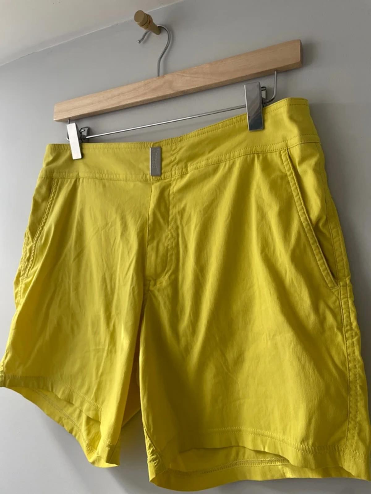 Men’s Vilebrequin Premium Swim Shorts in Yellow - Small - 3112