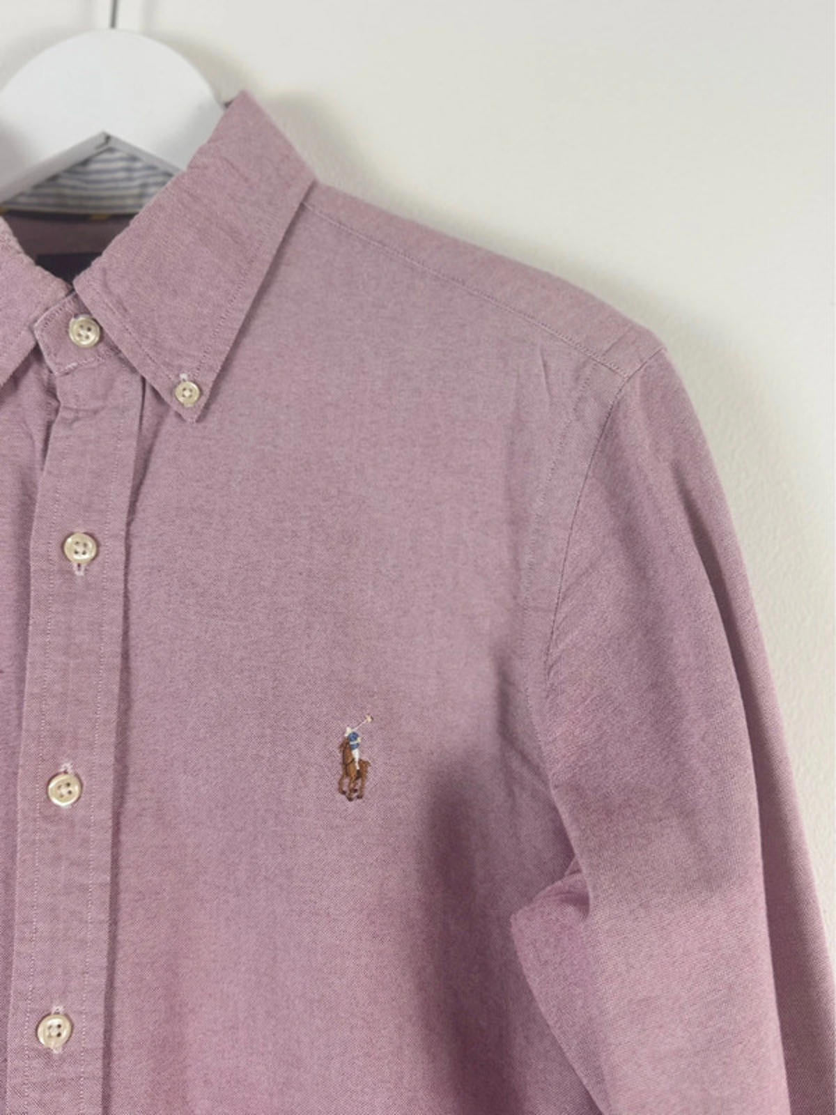Men’s Ralph Lauren Slim Fit Oxford Chambray Shirt -Small - 1428