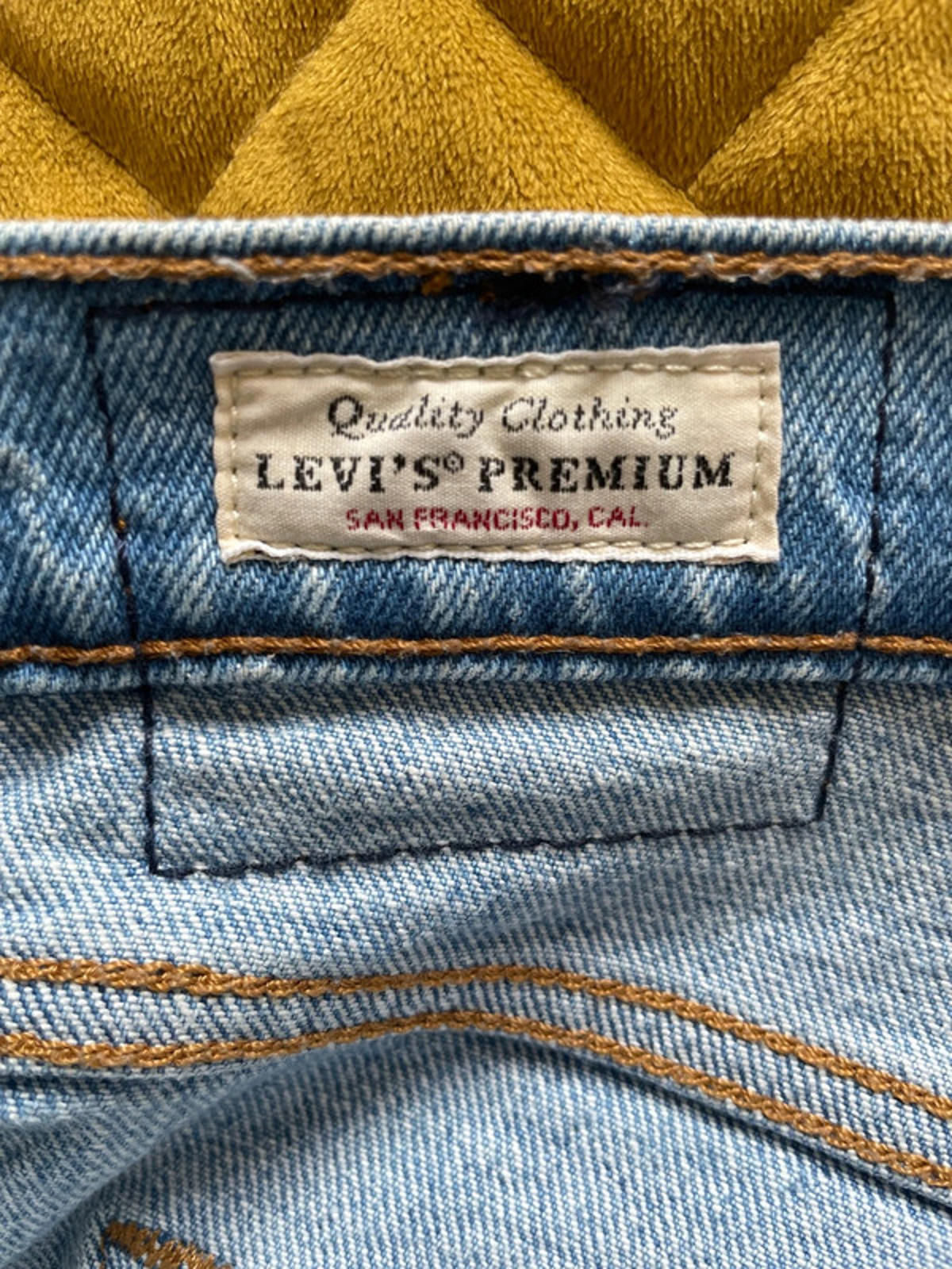 Women’s Levi’s Ribcage Straight Ankle Fit Blue Jeans - W37/L27 -1849